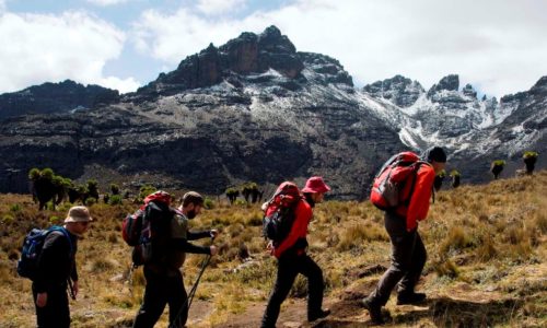 Mt Kenya trekking 4 Days Sirimon Out Sirimon Route